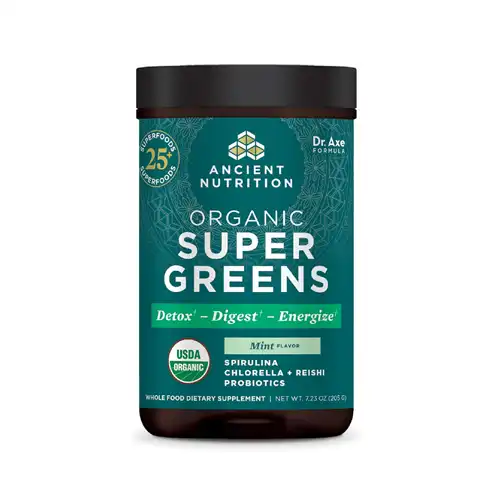 Ancient Nutrition, greens powder with probiotics