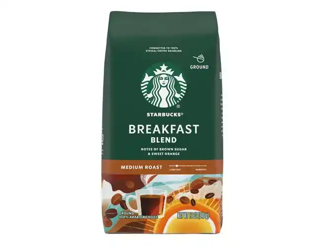 Starbucks Breakfast Blend, a premium light roast coffee